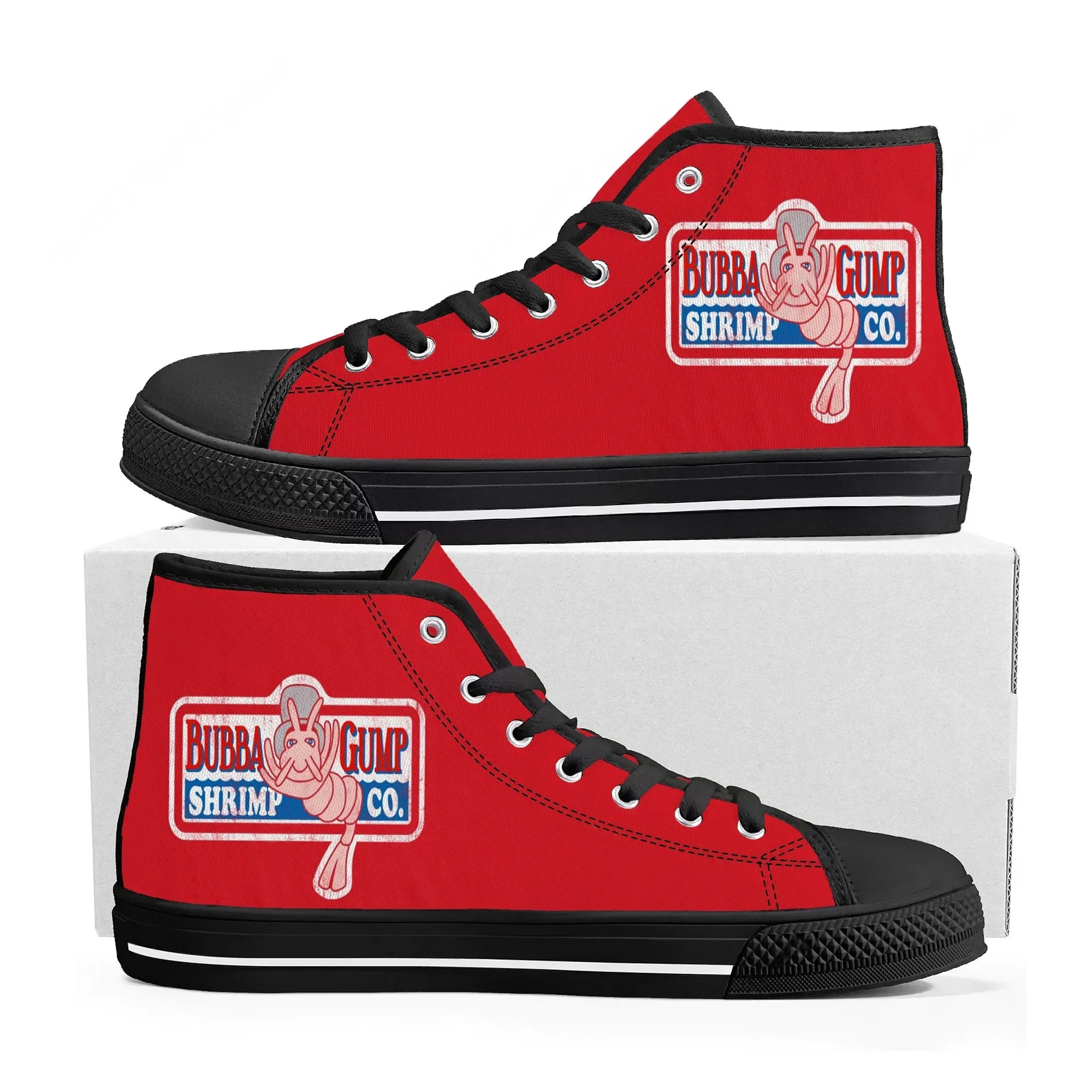 Zapatillas Retro1994 Bubba Gump Shrimp de Alta Calidad, Zapatillas de Lona Bubba Gump para Hombre y Mujer, Calzado Casual Personalizado Ghana