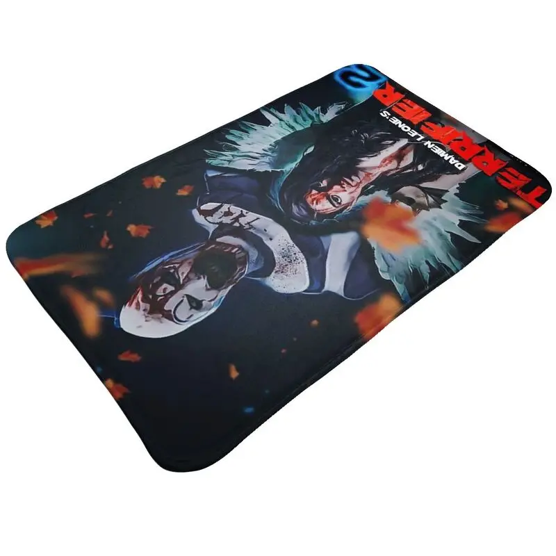 Custom Terrifiers Halloween Horror Movie Door Floor Bath Kitchen Mats Anti-Slip Indoor Doormat Garden Entrance Carpet Rug