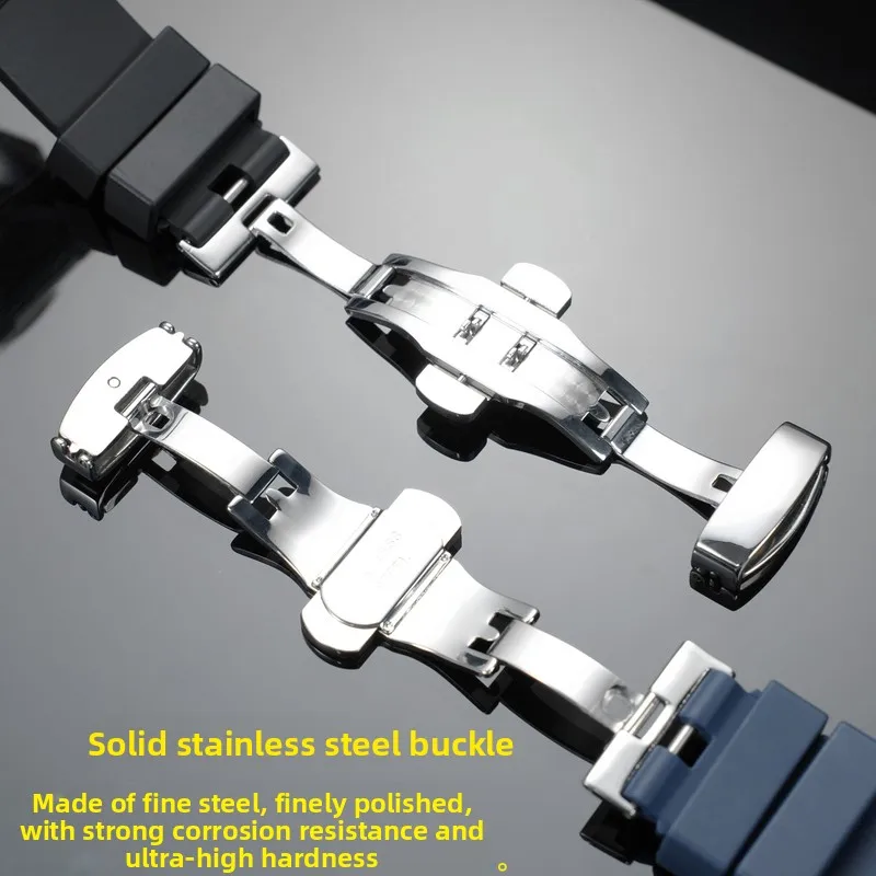 For Casio G-SHOCK GA-110 GA-100 Silicone Watch strap Small square block Modification Metal Stainless steel Watch case Watchabnd