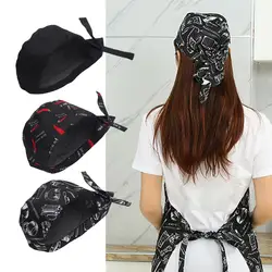 Gorro de Chef ajustable para adulto, gorro de malla para cocina, gorro de calavera para Chef de restaurante