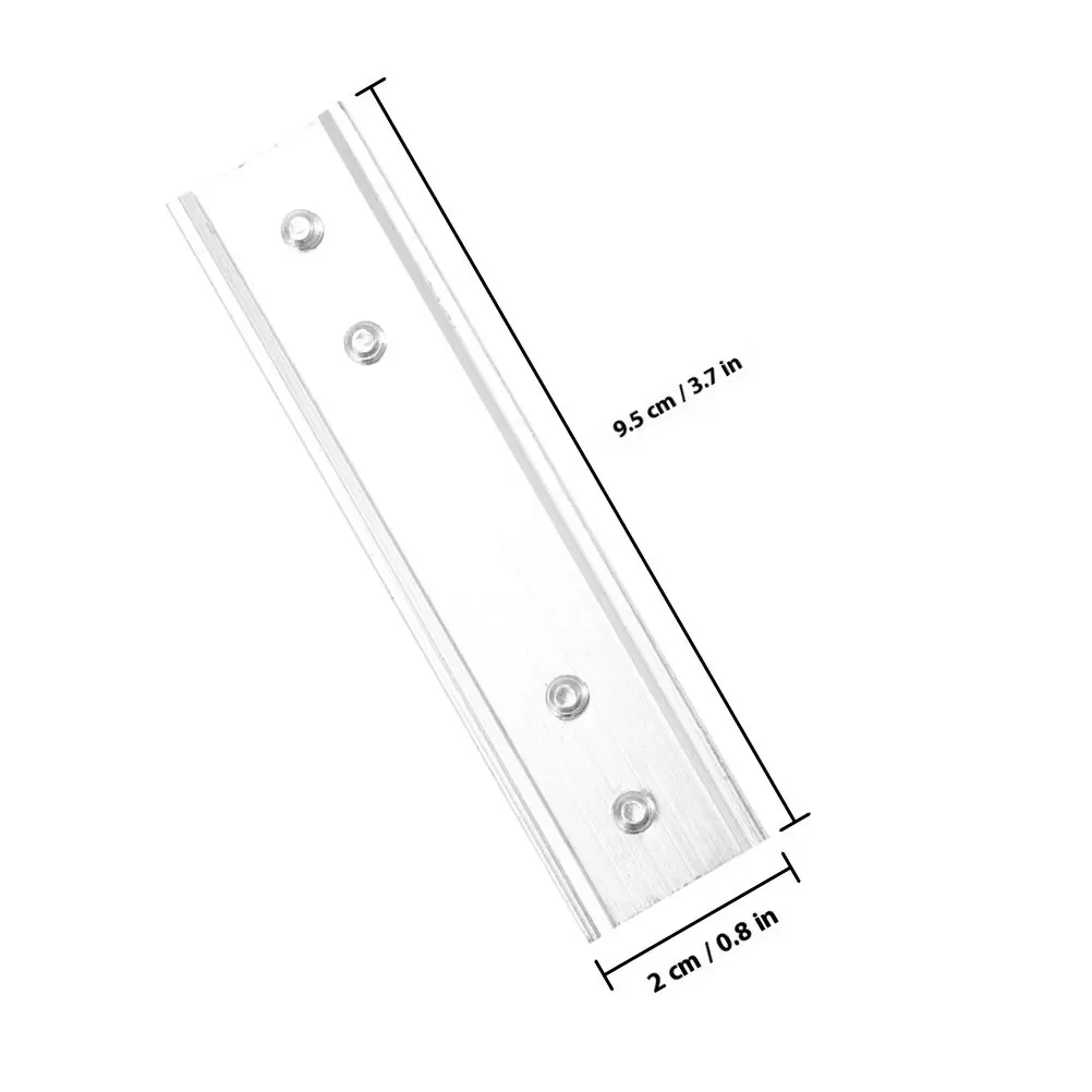 4Pcs Premium Curtain Track Joints Aluminum Alloy Easy Install for Ceiling Wall Mount Curved Straight Rails Room Divider Bay