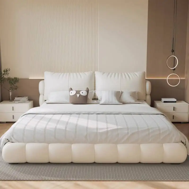 

Medium Range Base Double Bed Australia White Room Small Storage Bedroom Double Bed Full Size Wooden Schlafzimmer Bett Furniture