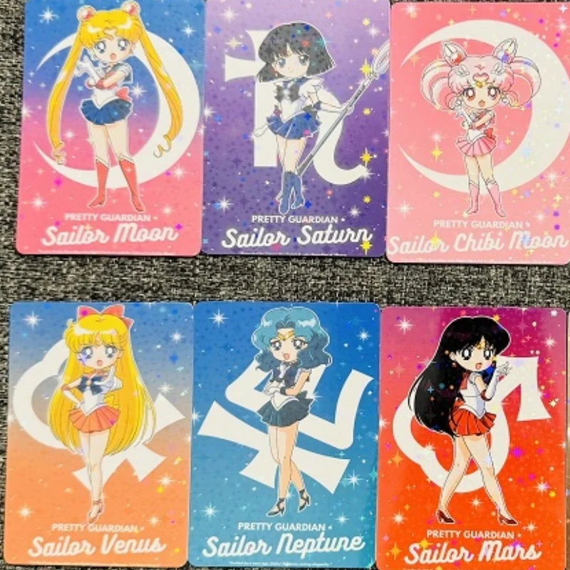 10 teile/satz Seemann Mond Comic-Stil q Version Uranus Neptune Tsukino Usagi Anime Spiel Charaktere Sammlung Karten Spielzeug Geschenke