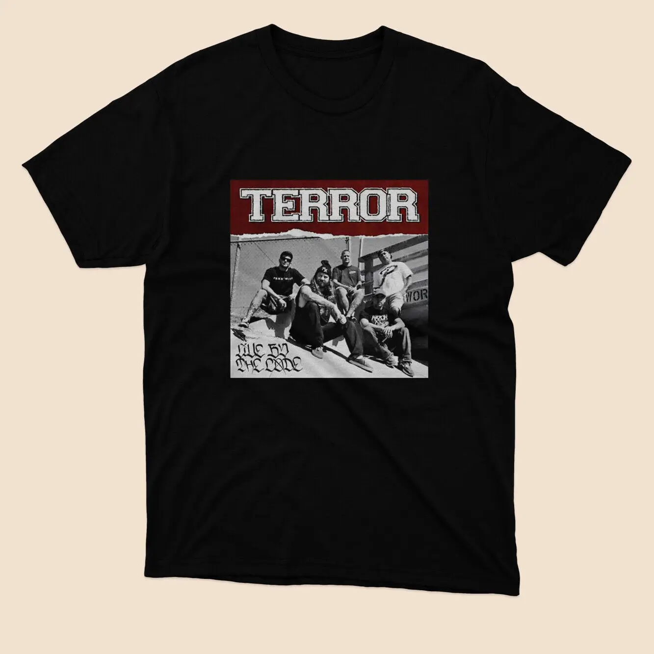 NWT Terror American hardcore band T Shirt Black Size S 5XL