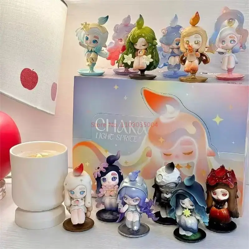 Anime Chaka Light Sprite Candlelight Action Figure Surprise Toy Figurine Desktop Decor Collection Birthday Gifts Cute Garage Kit