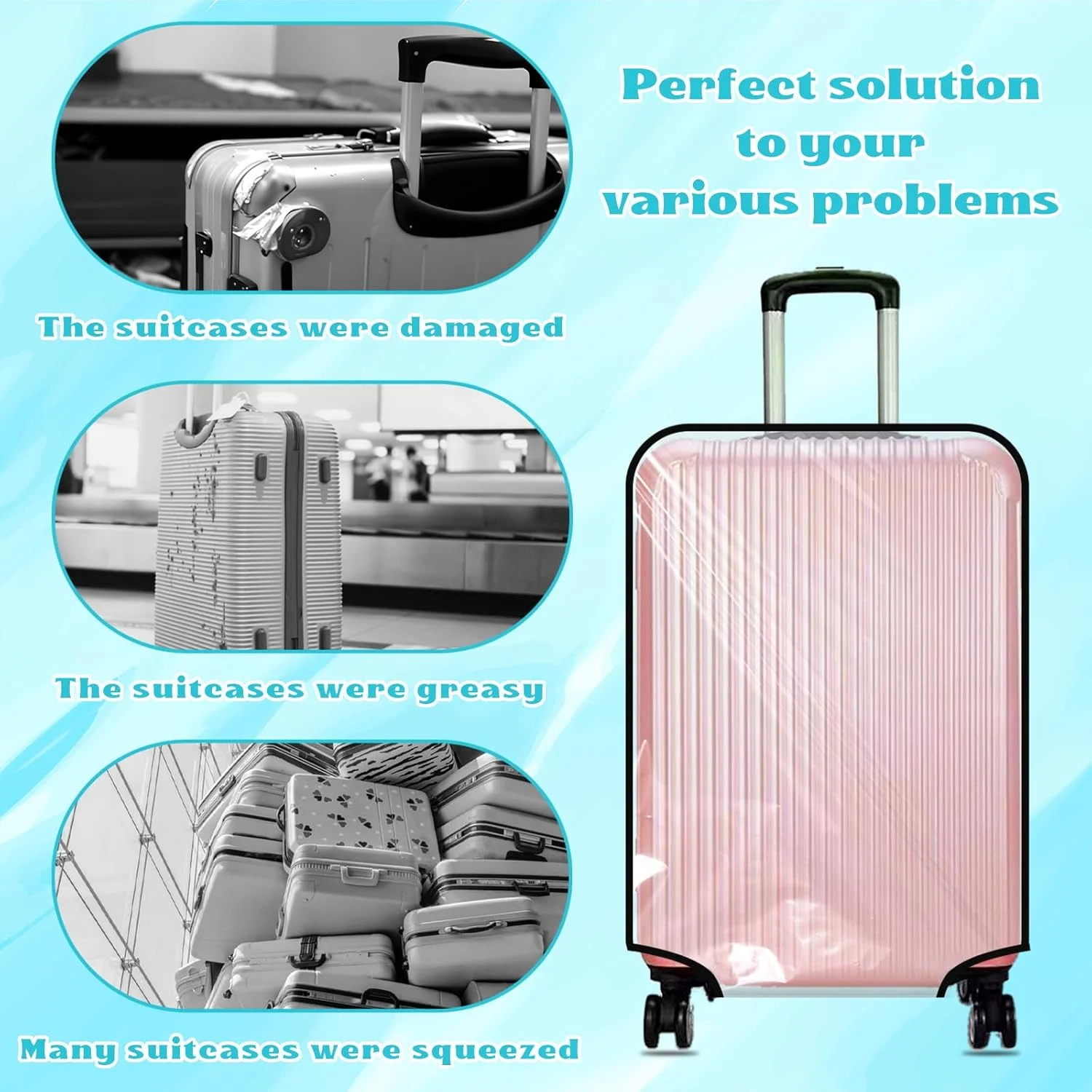 Thumbnail 4 - #34 Low Price Elastic Luggage Covers Deals