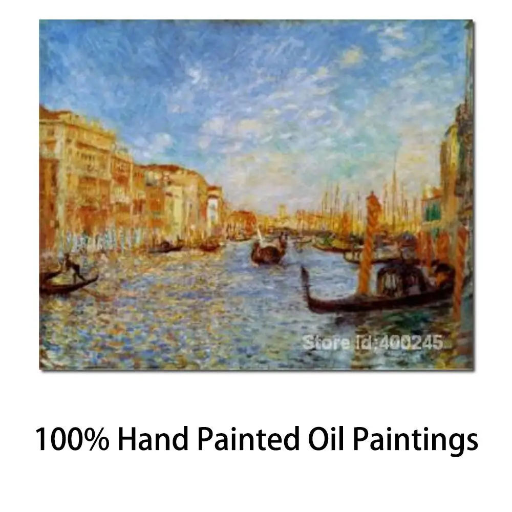 

Paintings by Pierre Auguste Renoir Grand Canal Venice Hand Painted Art on Canvas High Quality