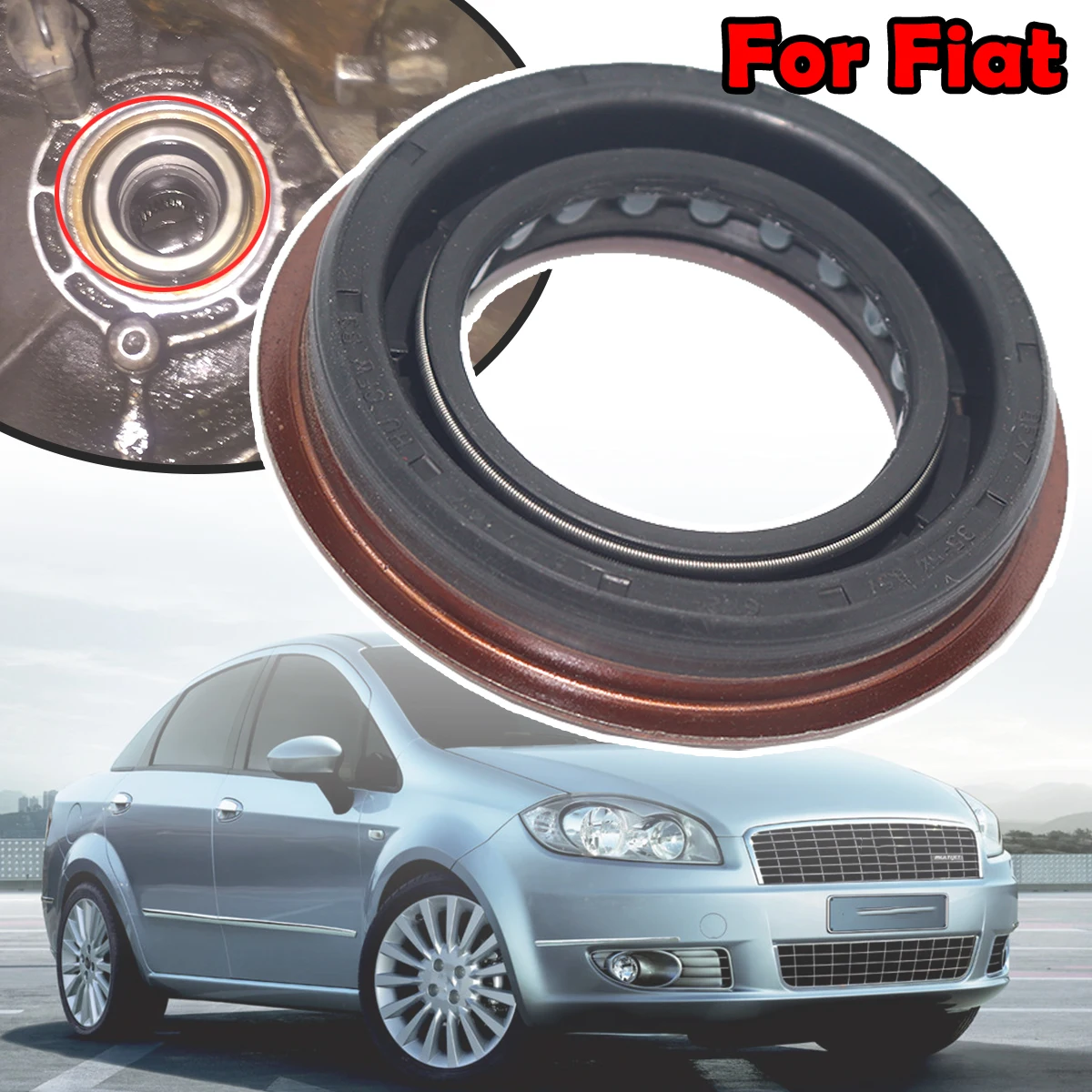 

Drive Shaft Oil Seal Drivetrain Driveshaft Gearbox Axle Ring For Fiat Bravo Strada Croma Ducato Grande Punto Linea Lancia Thesis