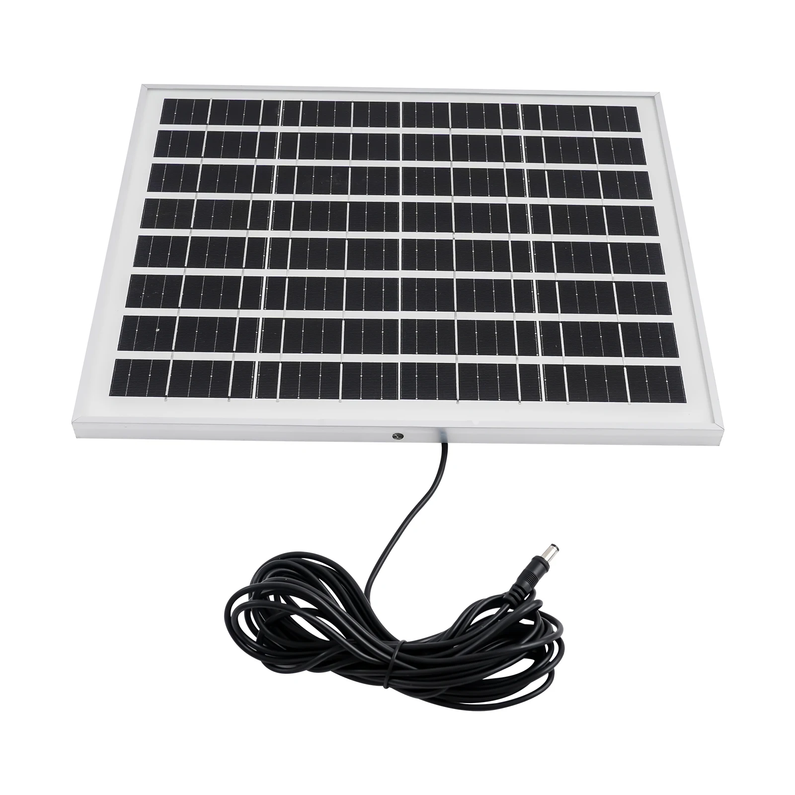 Solar Inverter with Solar Panel & 4 LED Lights, 12V 4A Portable Power Generator Kit,  for Home Backup Outdoors Camping