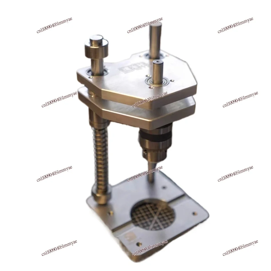 

Hand drill profile vertical punching auxiliary bracket