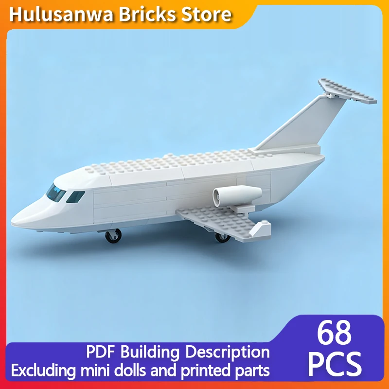 

MCJ-21 Civil Airliner Model MOC Building Bricks War Equipment Modular Technology Gifts Holiday Assemble Children Toys Suit
