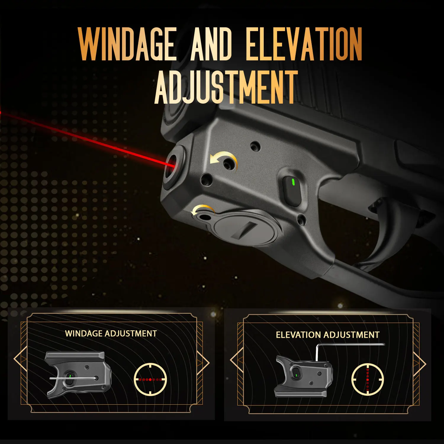 Green-Red Laser Light,Not Provide Battery,and Kydex Holster Combo Tailored Fit For Sig Sauer P365/P365X/P365XL