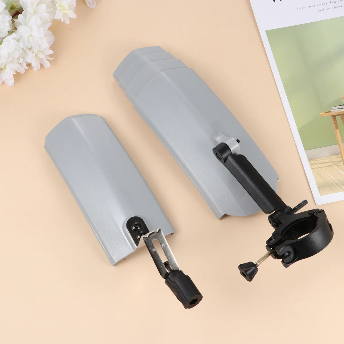 

1 Set Adjustable Mud Guard For Bicycle Road Bike Cycling Front Fork Compatible Over 17Mm Impact Resistant Rain Protection