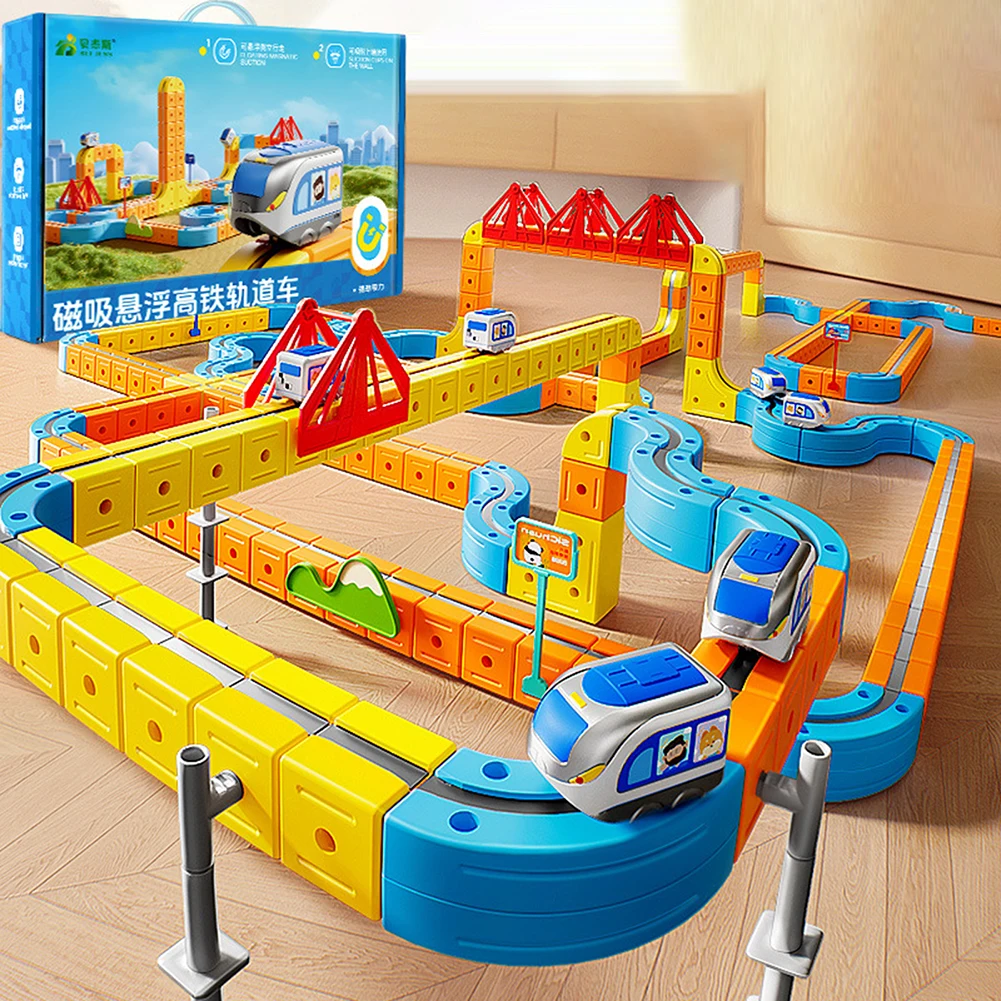 Electric Trains Set Flexible Race Track STEM Learning Toy Present Birthday Present