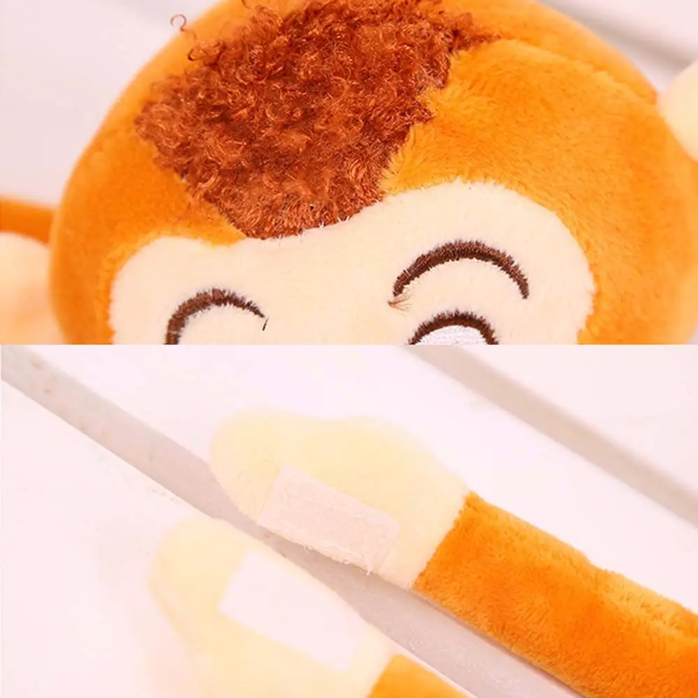 هدايا عيد الميلاد Kawaii دمية على شكل حيوان ديكور المنزل القطن لينة محشوة اللعب طويلة الذراع قرد ألعاب الدمى