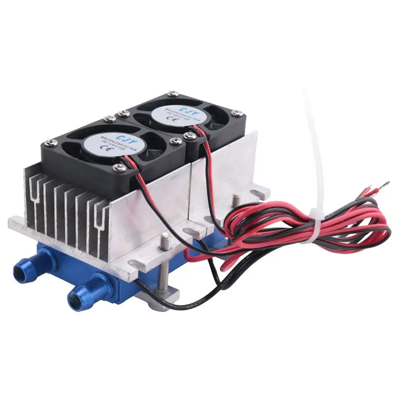 [HOT!A24R】 144W Thermoelectric Peltier Refrigeration Cooler 12V Semiconductor Air Conditioner Cooling Systems DIY Kit