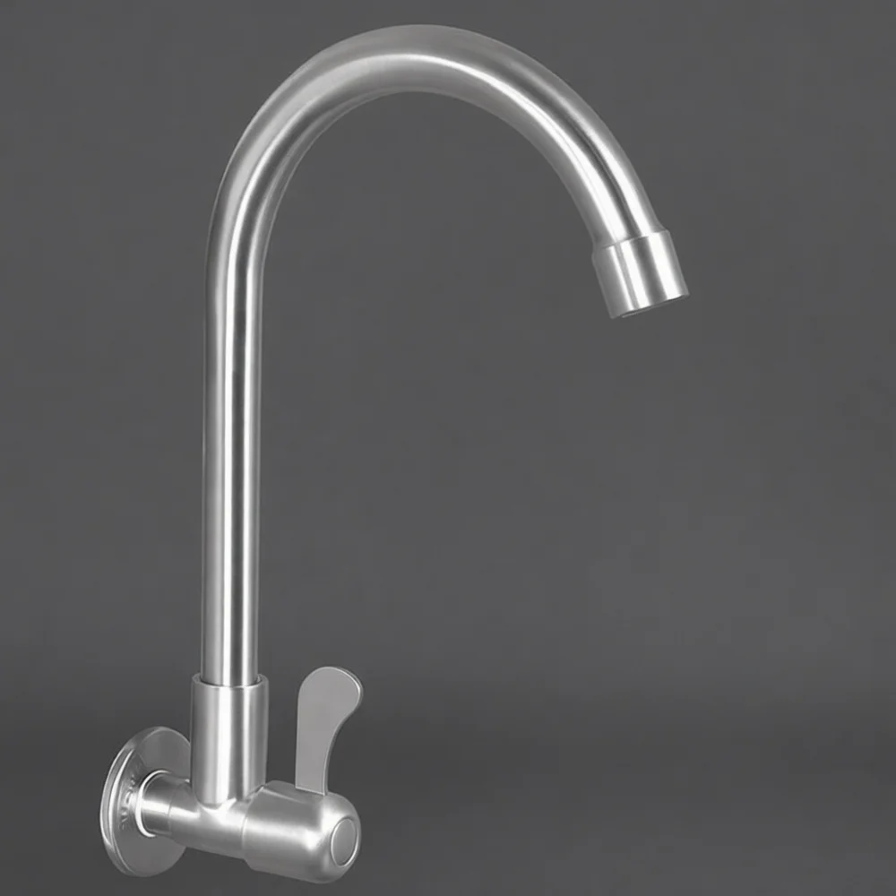 Commercial Kitchen Hardware - Durable Kitchen Sink Faucet Wall Mounted