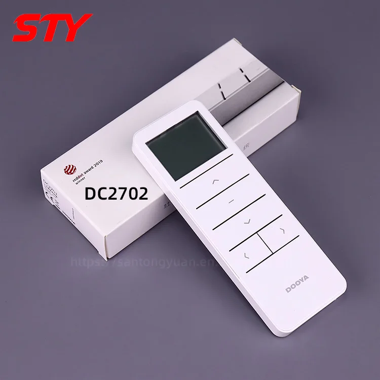 

DoYa DC2702 RF433 15, пятинадцатиканальный интеллектуальный электродвигатель для штор, аксессуары для дистанционного управления