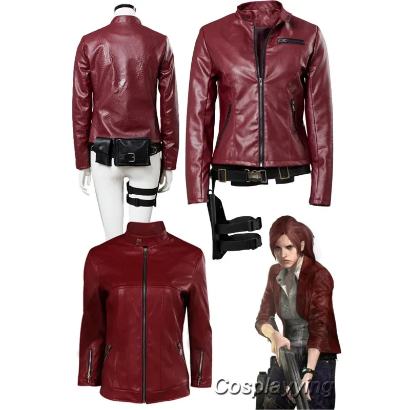 DY20 كلير ريدفيلد تأثيري فانتازيا معركة البدلة V5V5Q69G لعبة Biohazard المقيم زي المرأة الخيال حفلة الهالوين كرنفال