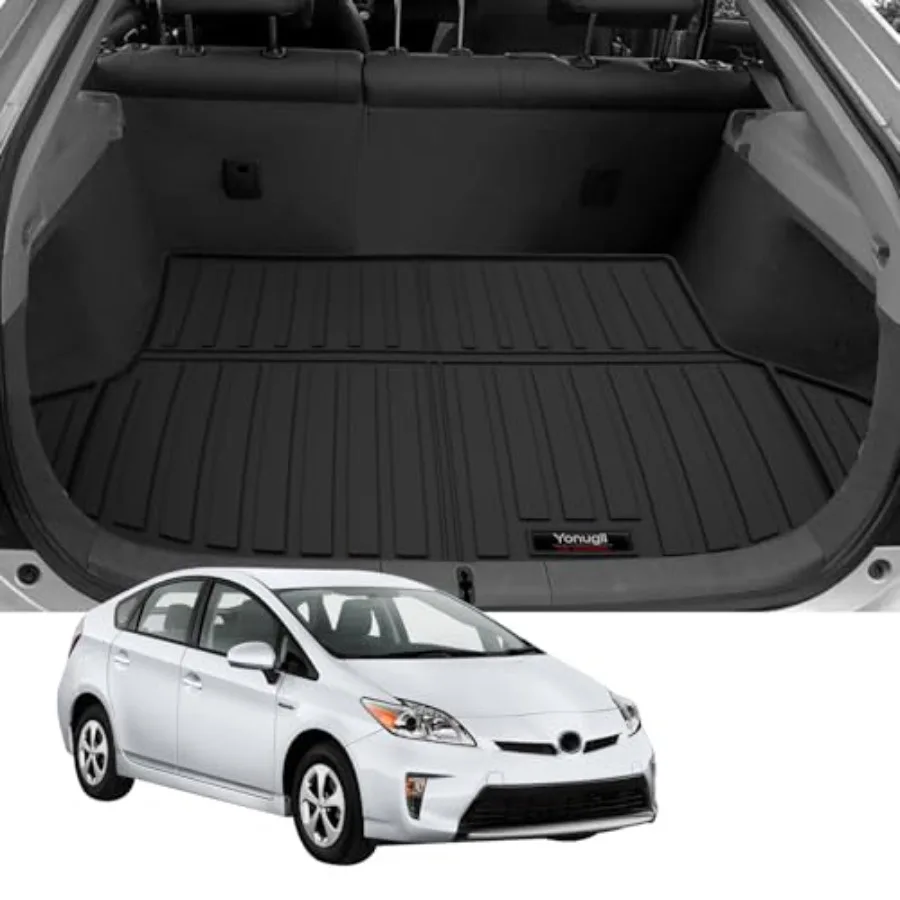 

Всепогодный защитный коврик из TPE для багажника Toyota Prius Hatchback 2004-2009, черный, прочный, водонепроницаемый