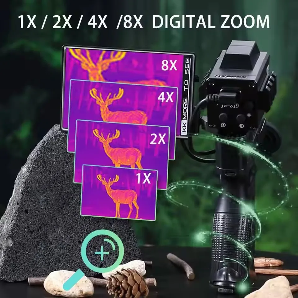 熱画像単眼鏡 ハンディタイプ ジャングルハンティング 長距離疑似カラー ホットスポット検出 JG-319 JG-635