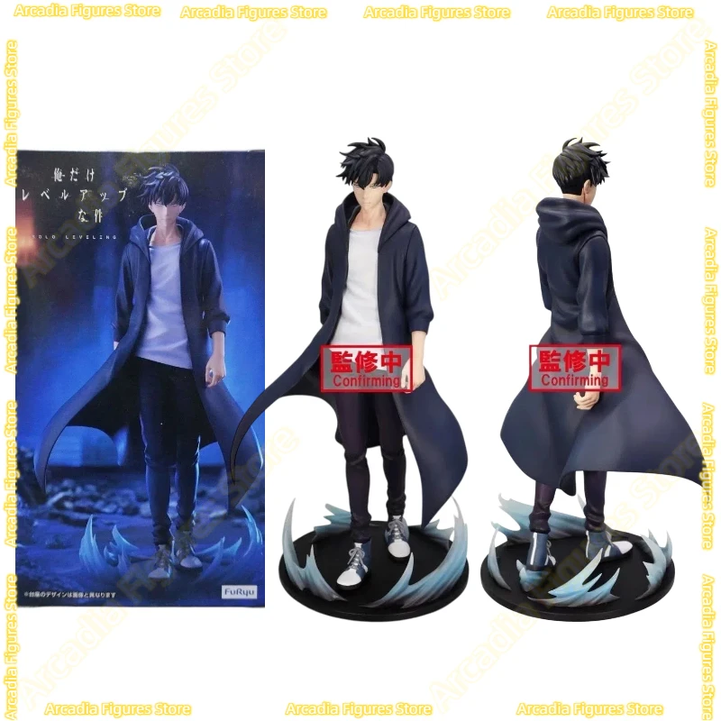 En Stock, Figura de Acción Original de Furyu Solo Leveling, Sung Jin Woo, 21 cm, Personaje de Anime, Modelo Coleccionable, Muñeco de Escritorio