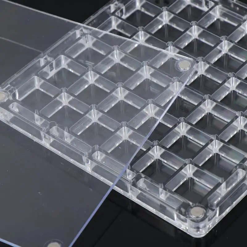 1 Stück 36-Fächer Acryl-Magnet-Muschel-Aufbewahrungsbox, Muschel-Displaybox, Diamant-Aufbewahrungsbox, Kleine Bastel-Organizer – Detail 16
