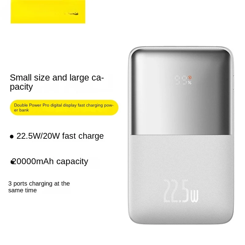 FOR 10000/20000 Ma Super Capacity Power Bank 22.5W Fast Charge 20wpd Flash Charge Portable Power Source for Xiaomi Apple 13