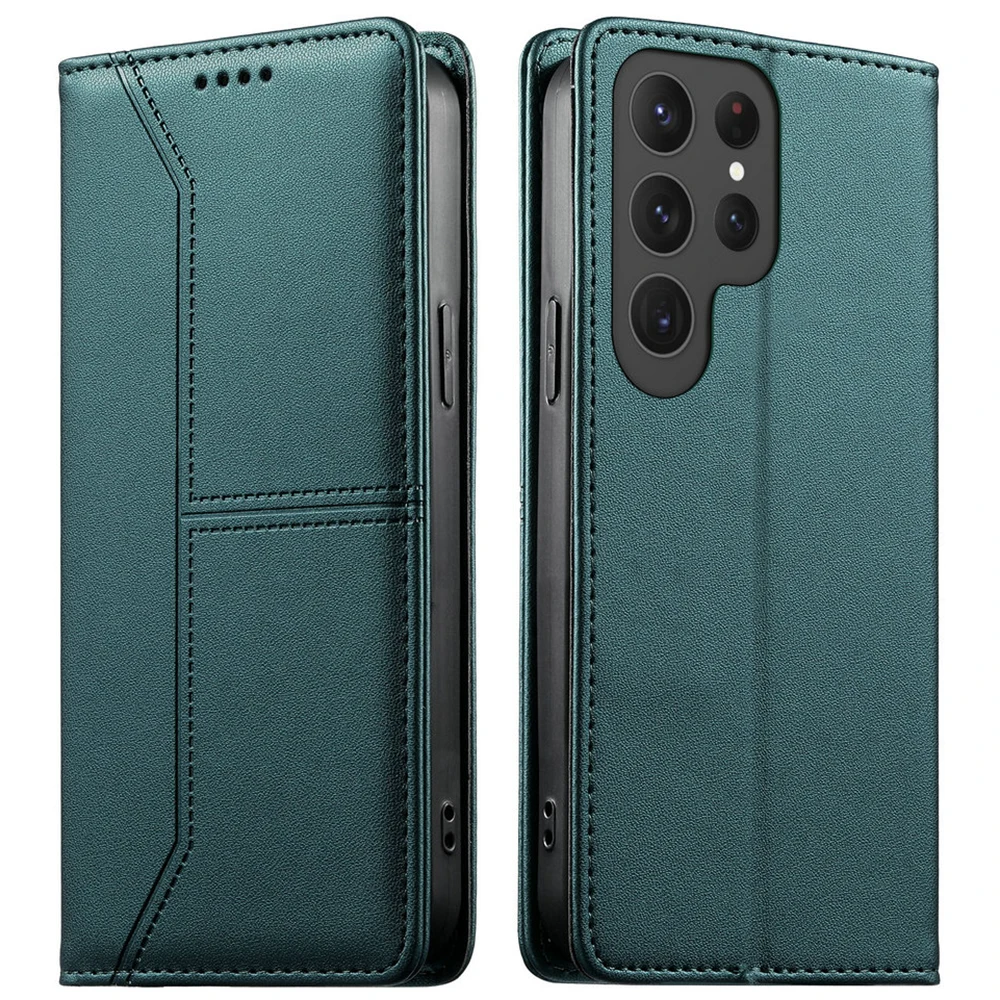 Magnetic Leather Wallet Funda For Samsung Galaxy S24 S23 S22 S21 S20 Ultra 5G Case S24 FE S23 S 22 21 20 10 S9 S8 Plus S10E Etui