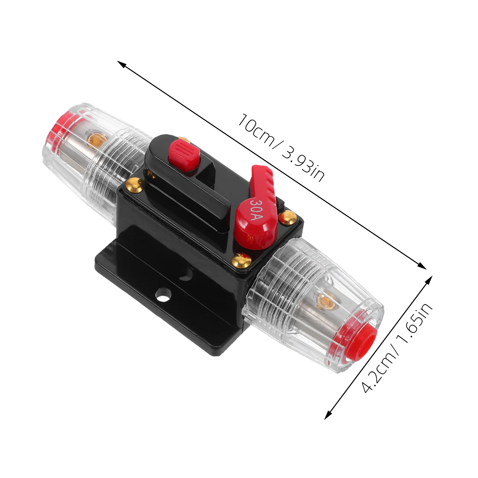 1Set دليل إعادة تعيين مضمنة فيوز قواطع 30a قطاع دارة السيارات الزائد حماية البحرية إعادة تعيين الصمامات حامل #2