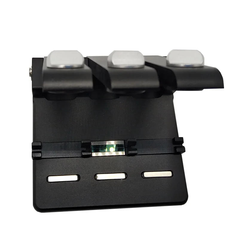 Fiber Optic Cable Coupler, Bare Fiber Connector, Test Aligner Docking, V-groove, Leather Line, KL-51