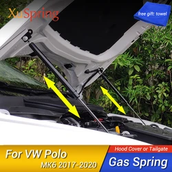 Gás Spring Shock Lift Strut Bars, Suporte Hidráulico Rod, Reajuste Capô, Carro-Styling, VW Polo, 2019, 2021, 2022, 2023, 2024, AW, MK6