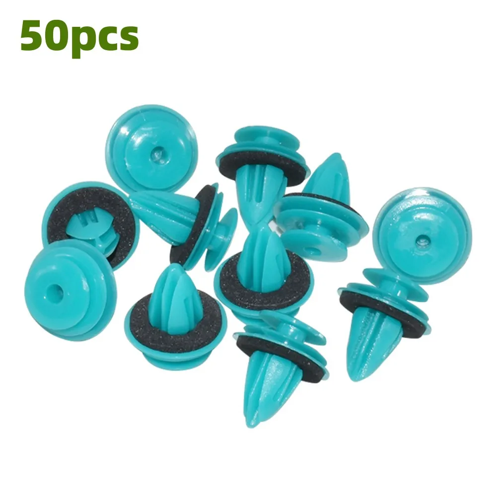 

50Pcs Green Nylon Retaining Clip for Toyota Bumper Door Buckle Car Interior Accessories Auto Vehicle Retainer Fastener Rivet