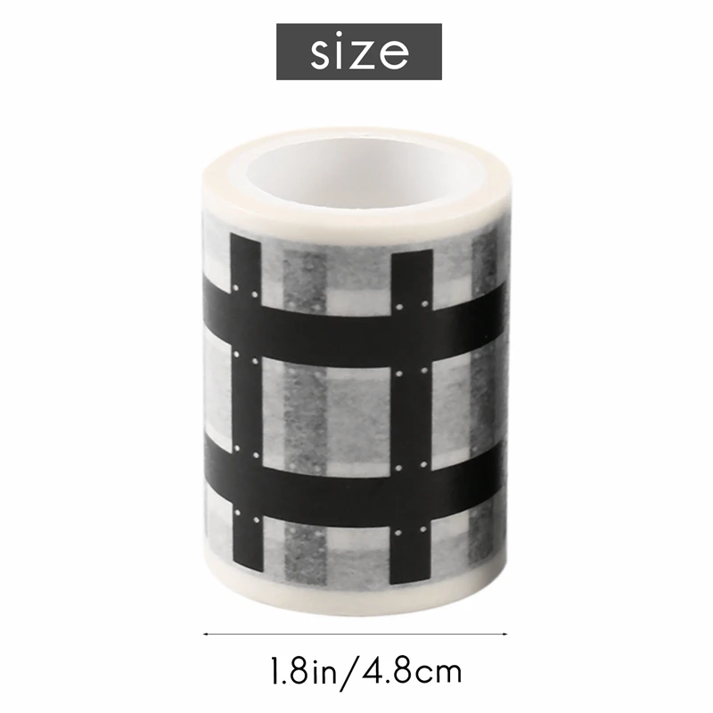 Railway Highway Road Tape 4 Rolls 4.8Cmx5m Sticker Traffic Road Adhesive Masking Tape Road For Kids DIY Toy Car Play