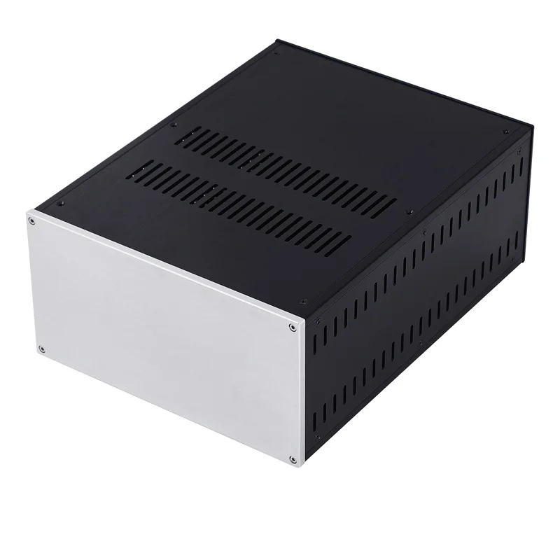 All-aluminum non-porous power amplifier household chassis 370 deep * 285 wide * 150 high MM