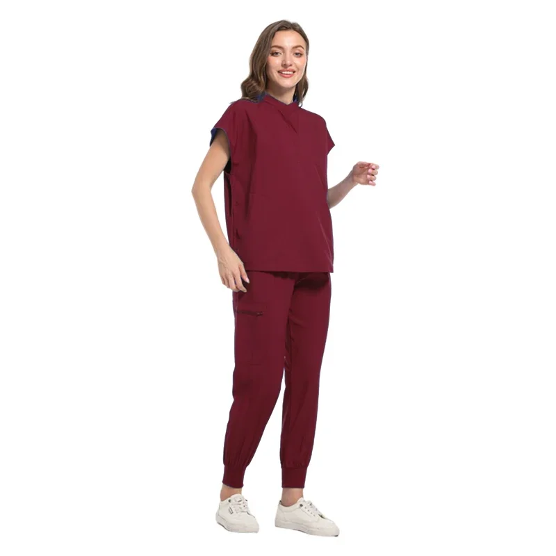 Enfermeira Enfermagem Roupas de Trabalho para Mulheres, Uniformes Médicos, Scrubs Sets, Salão De Beleza Spa Roupas De Trabalho, Terno Cirúrgico, Laboratório Hospitalar Geral