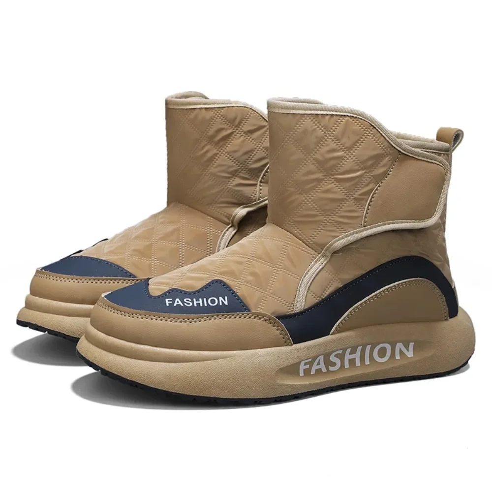 انخفاض سعر بيع شتاء جديد أحذية رجالية عالية الجودة يندبروف الثلوج الأحذية المضادة للانزلاق ارتداء مقاومة أحذية رجالي دافئة المنخفضة قطع الأحذية