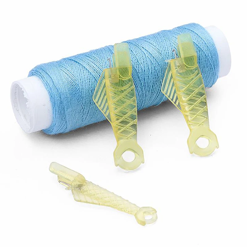 5pc Small Fish Plastic Needle Threader Needle Threader Clothing Sewing Accessories DIY Needle Threader Gadget Quick Thread Guide