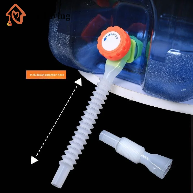 1Pcs Outdoor Water Tank Faucet Large-Diameter Bucket Switch Valve Water Tank Fish Tank Extension Hose Fermentation Bucket Faucet