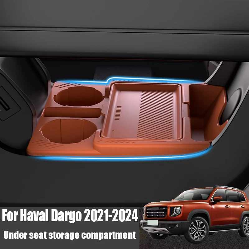 

For Haval Dargo 2020 2021 2022 2023 2024 2025 Silicone material for the storage compartment under the center console seat