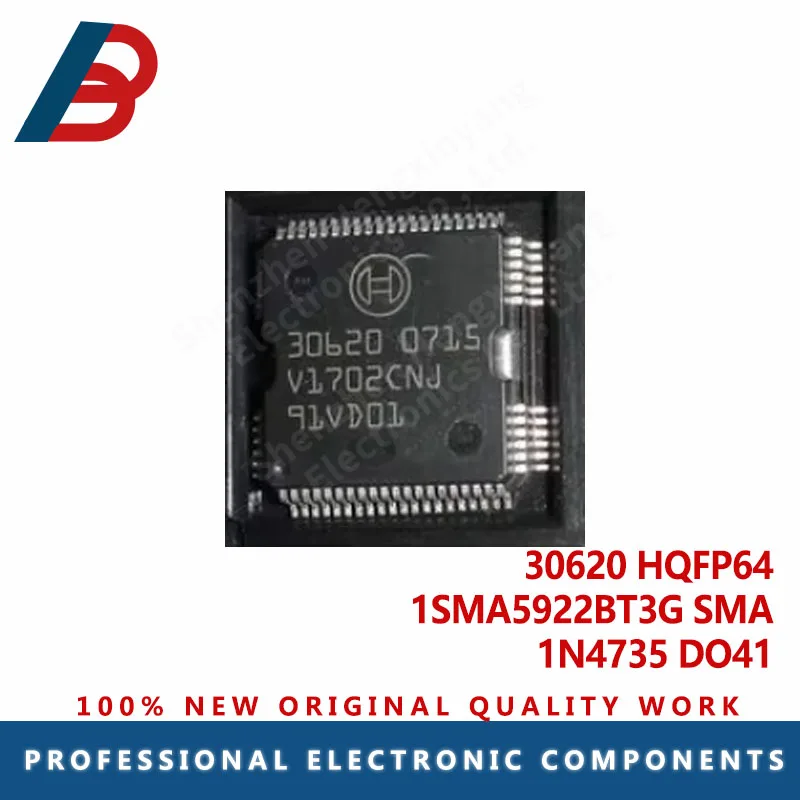 1PCS new original genuine 30620 package HQFP64 1N4735 package DO41 1SMA5922BT3G package SMA