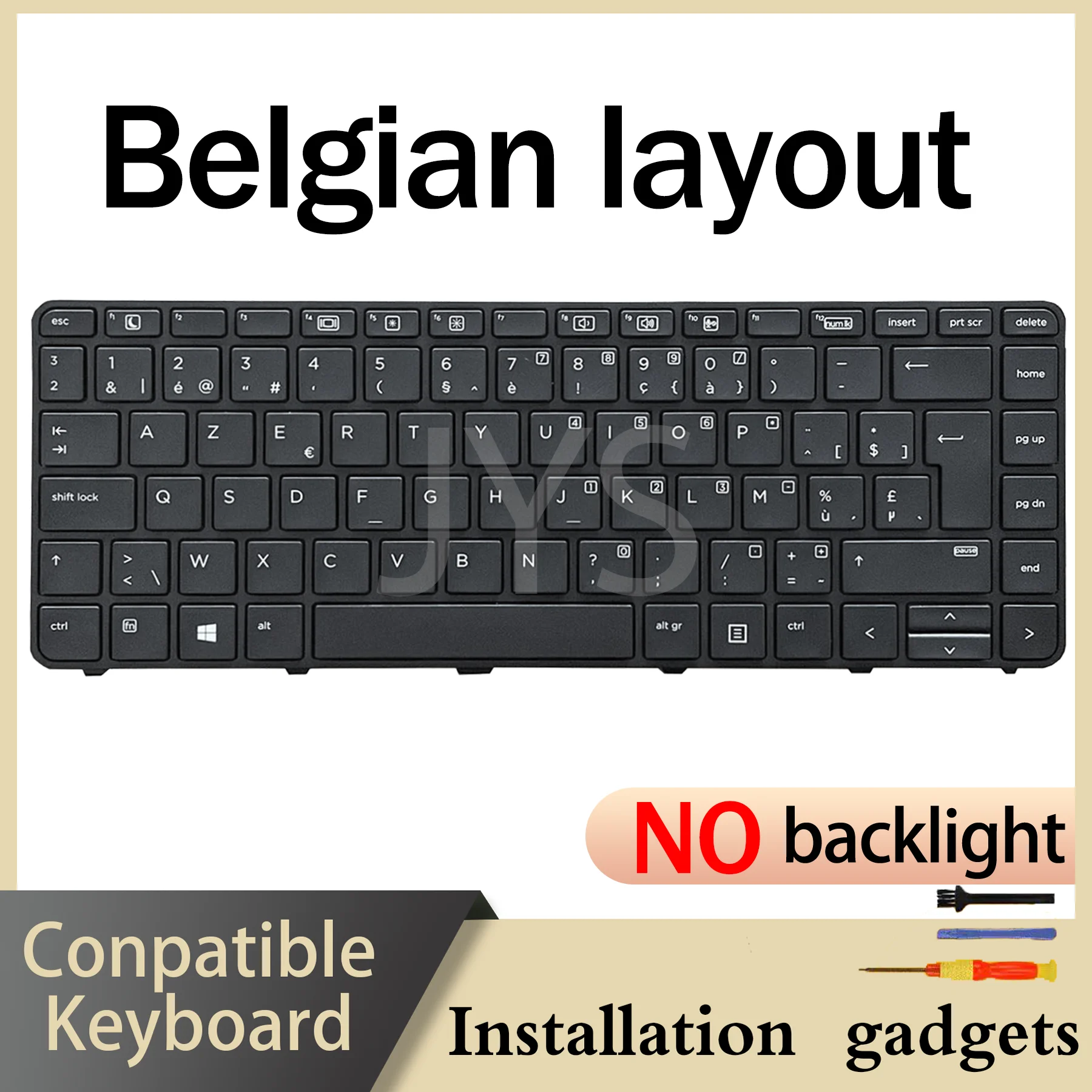 Suitable for HP 430 G3 430 G4 440 G3 440 G4 445 G3 NO backlit keyboard BE BG CAFR FR HU JP LA NO UK US layout