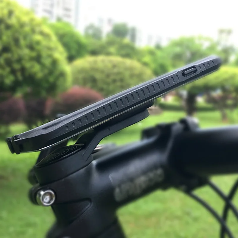 دراجة هوائية جبلية المقود الجذعية الهاتف جبل دراجة الهاتف الخلفي مشبك حامل 3M محول الدراجة Garmin الكمبيوتر جبل الدراجات قوس