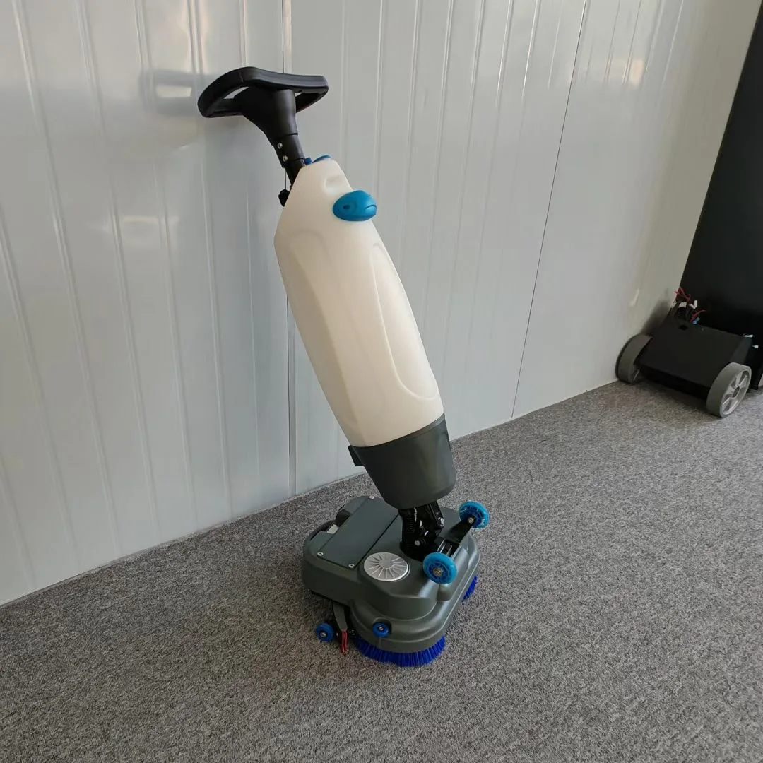 Commercial Industrial Floor Cleaning Machine Industrial Electric Mini Hand Held Walk-behind Floor Scrubber