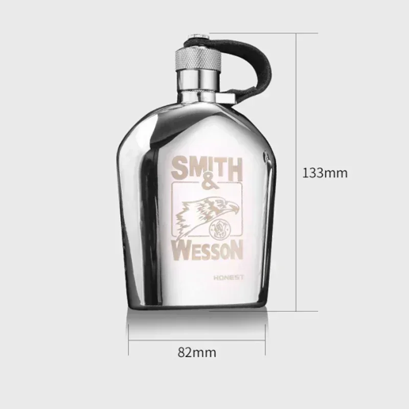 High Grade Stainless Steel Hip Flasks Exquisite 5OZ Whisky Pot Wine Pot Alcohol Bottle Whisky Flask Travel Pocket Wine Container