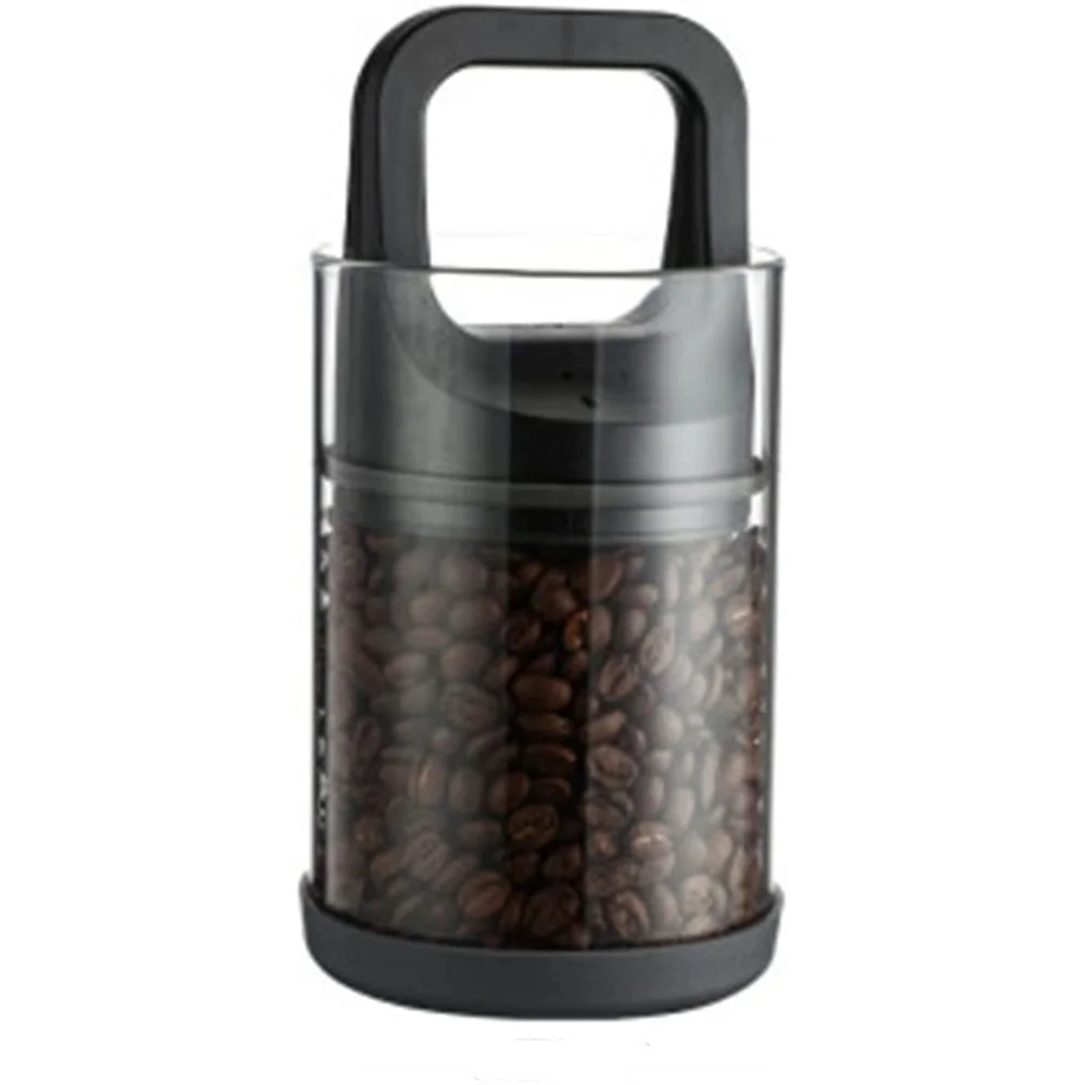 Clear Container Coffee Cans Vented and Vacuum Sealed Beans Fresh Keeping Tank Moisture Proof Storage