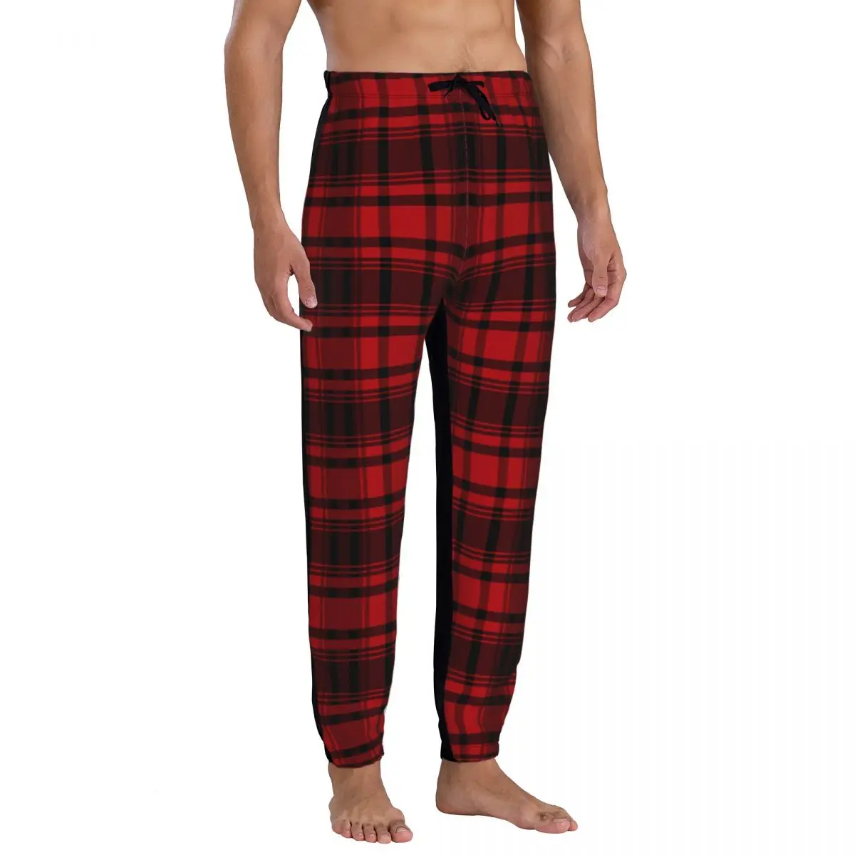 Viser de survêtement de jogging décontractés pour hommes, pantalons à carreaux tartan, pantalons de survêtement pour hommes, Fjdehors