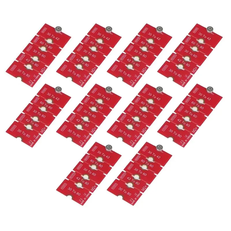 X64A-M. 2 Nvme NGFF SSD Extension Adapter Convert 10Pcs, Supports 2230 To 2242/2260/2280 Length Adjustment Bracket Conversion