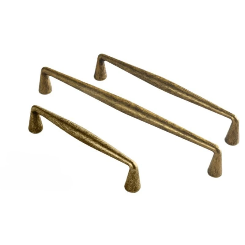 American Vintage Furniture Handles Antique Silver and Bronze Zinc Alloy Handles for Wardrobe and Drawer Bookcase Dresser