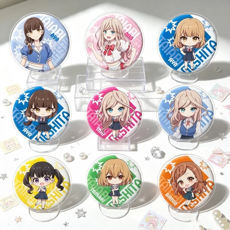 Anime Acrylic Stand Keychain Young Ladies Don't Play Fighting Games Aya Yomicha cartoon character Gift15cm delivery from factory